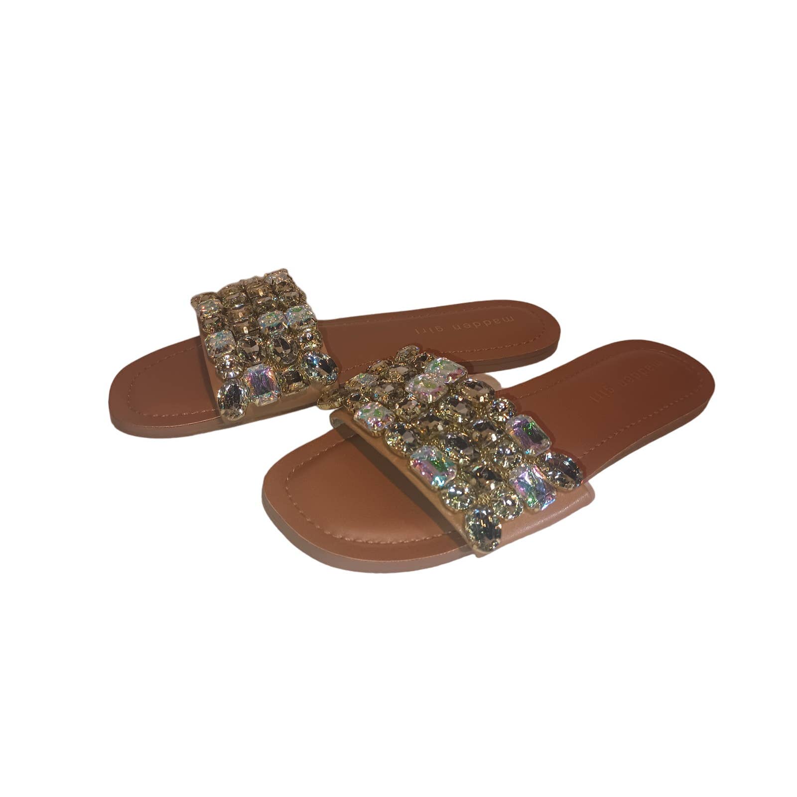 Madden girl bling slides cheap