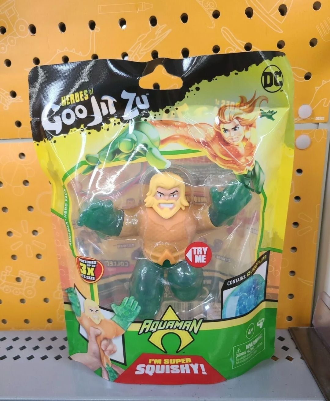 Goo Jit Zu Heros Aquaman New in Box QN6209 Goo Jit Zu Heros Aquaman New in Box QN6209