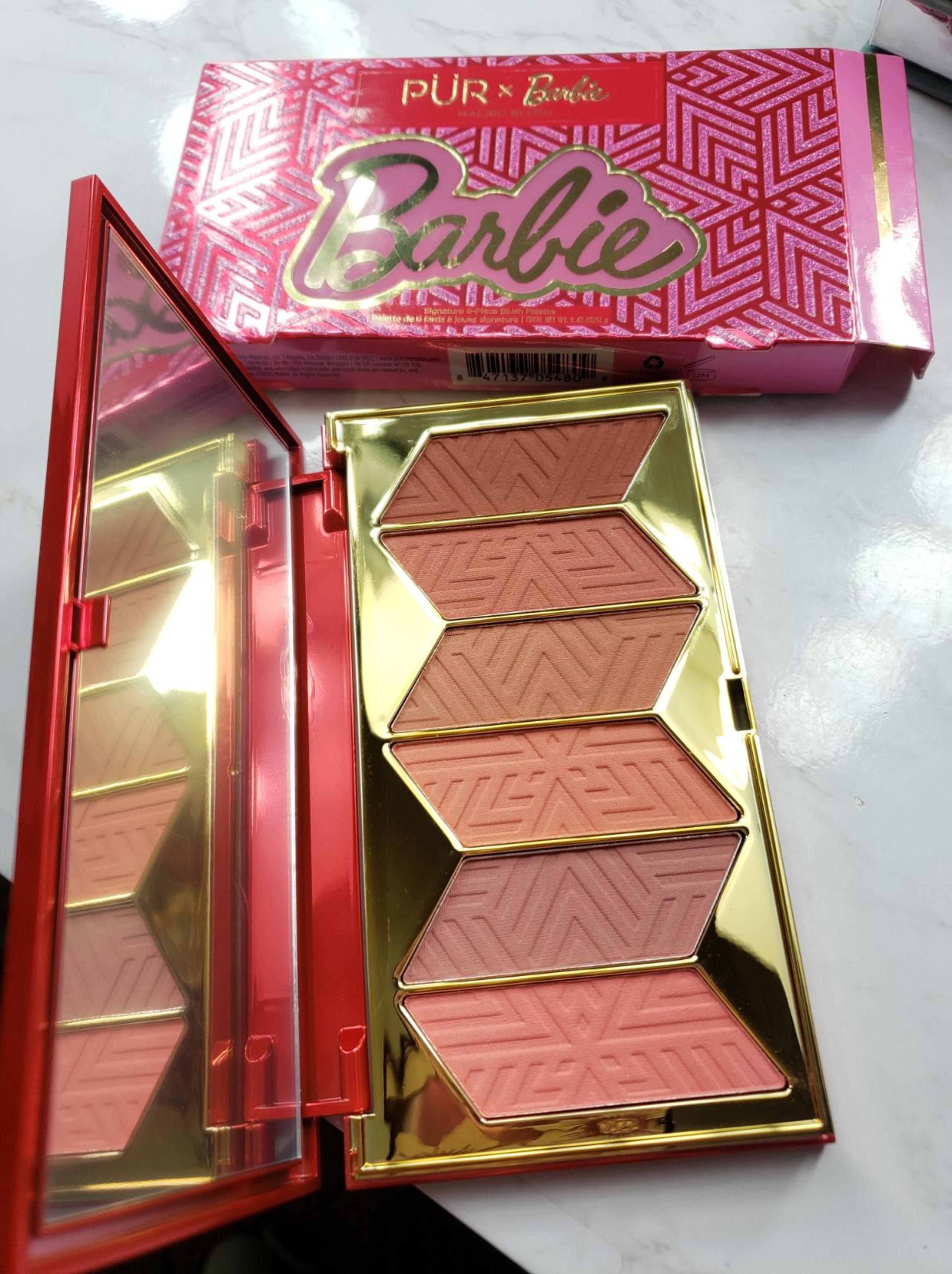 Pur x Barbie Malibu Blush palette