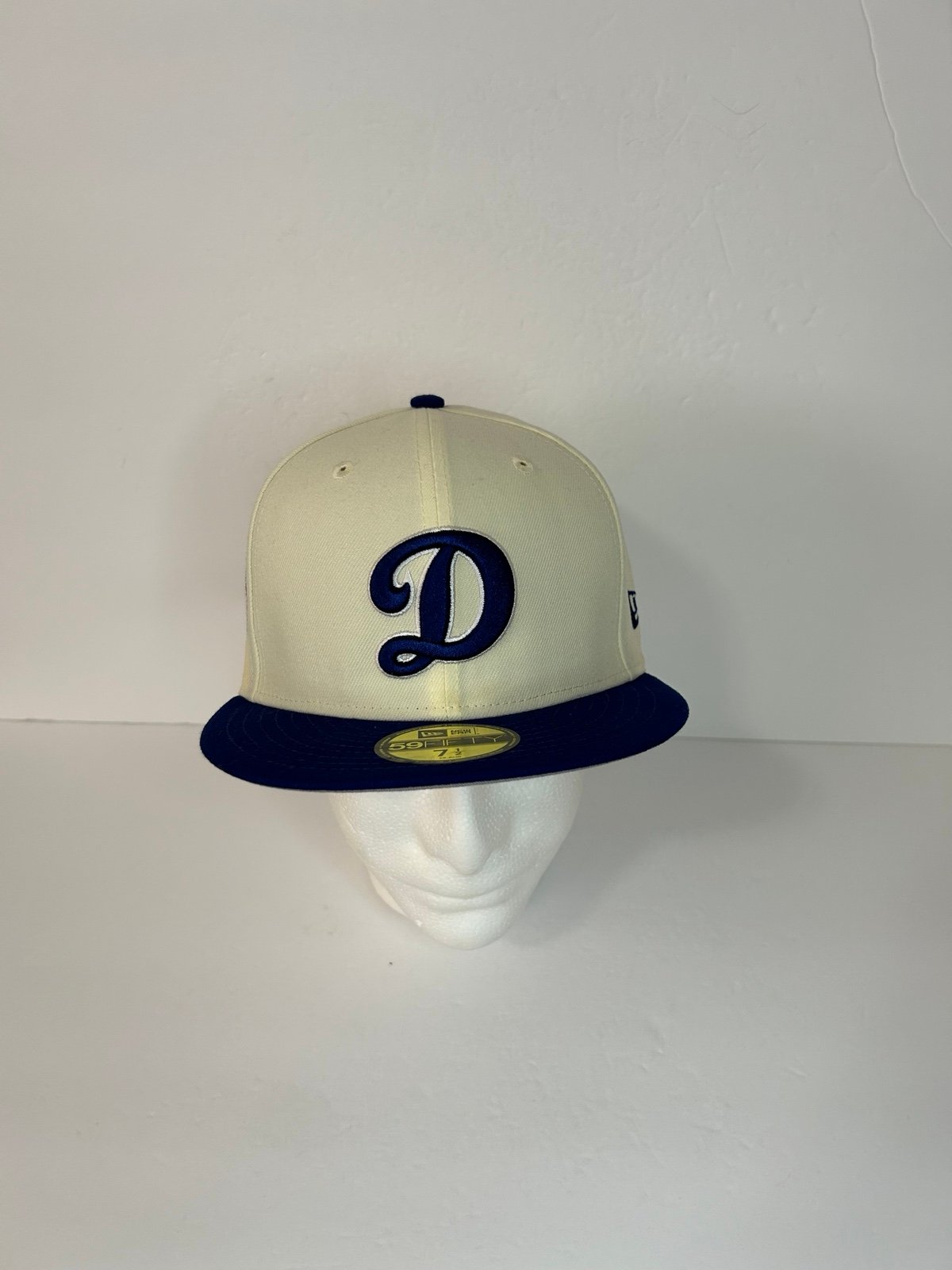 New Era Dodgers Alternate 'D' Retro 88 World Series Patch 59fifty Fitted 7 1/2