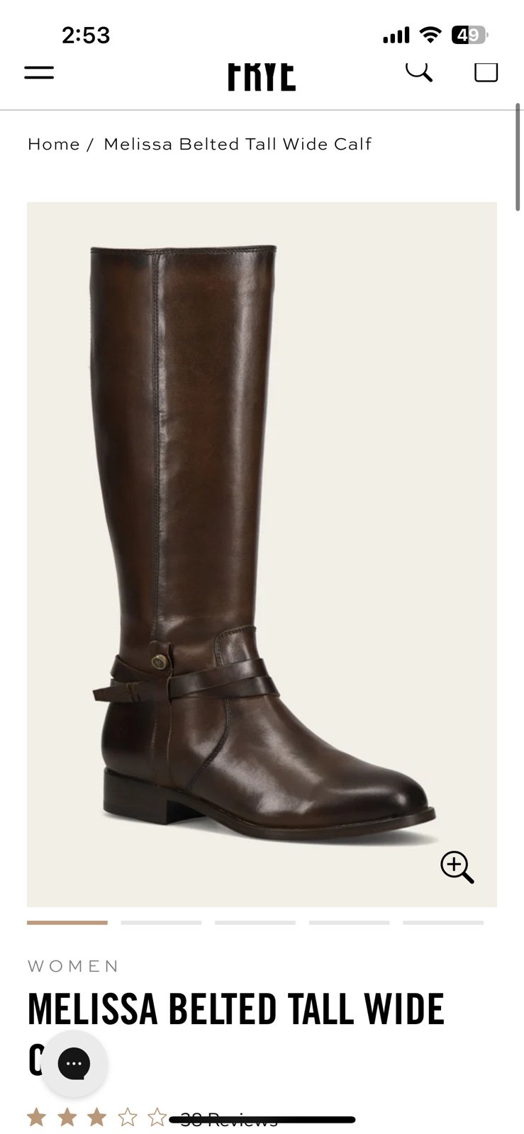 Melissa Belted Frye Boots