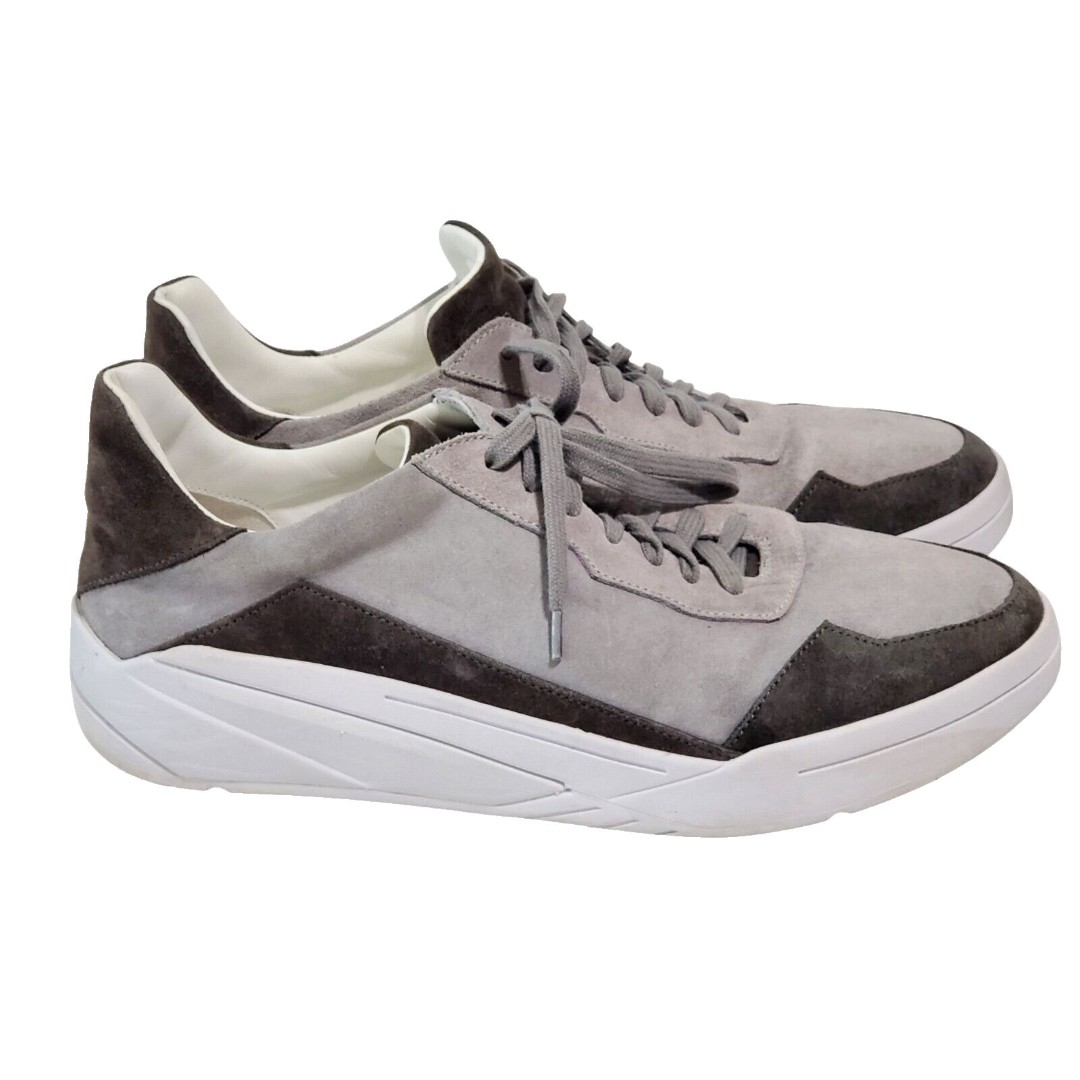 M. Gemi Sprezzatura Mens 41/7.5-8 Gray Suede Leather Trainers Sneakers Italy