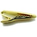 USA Rectangle Engraveable Men Vintage Cufflinks Bullet Gold Tone Set Tie