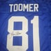 Amani Toomer Autographed/Signed Jersey Beckett