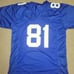 Amani Toomer Autographed/Signed Jersey Beckett