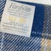 Faribault Plaid Fringed Blanket Wrap Unisex Lap Blanket Wool Free