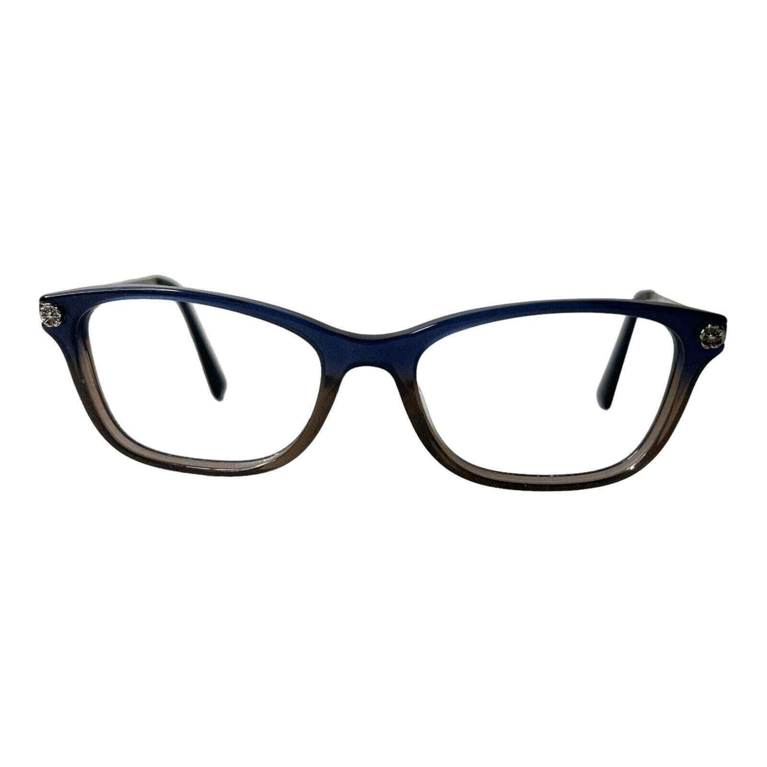 Coach Hc 6142 5489 Eyeglasses Frames Blue Square Cat Eye H4907