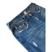 Vintage Y2K TRUE RELIGION Joey Distressed Denim - Wide Leg Jeans - size 36x34