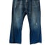 Vintage Y2K TRUE RELIGION Joey Distressed Denim - Wide Leg Jeans - size 36x34
