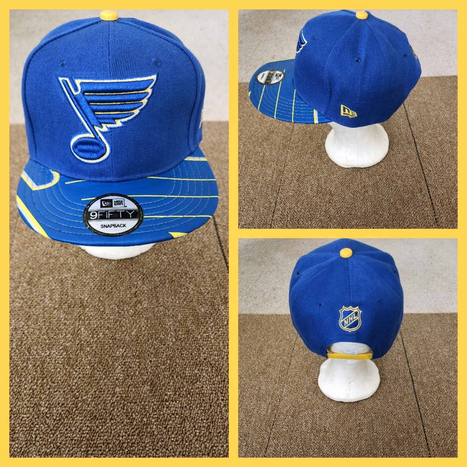ST LOUIS BLUES NHL HOCKEY SNAPBACK HAT. ST LOUIS BLUES NHL HOCKEY SNAPBACK HAT.