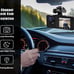 1080P Cámara de tablero de 3 canales frontal y trasera interior con tarjeta de
