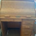 Roll top desk woth marching roll chair
