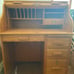 Roll top desk woth marching roll chair