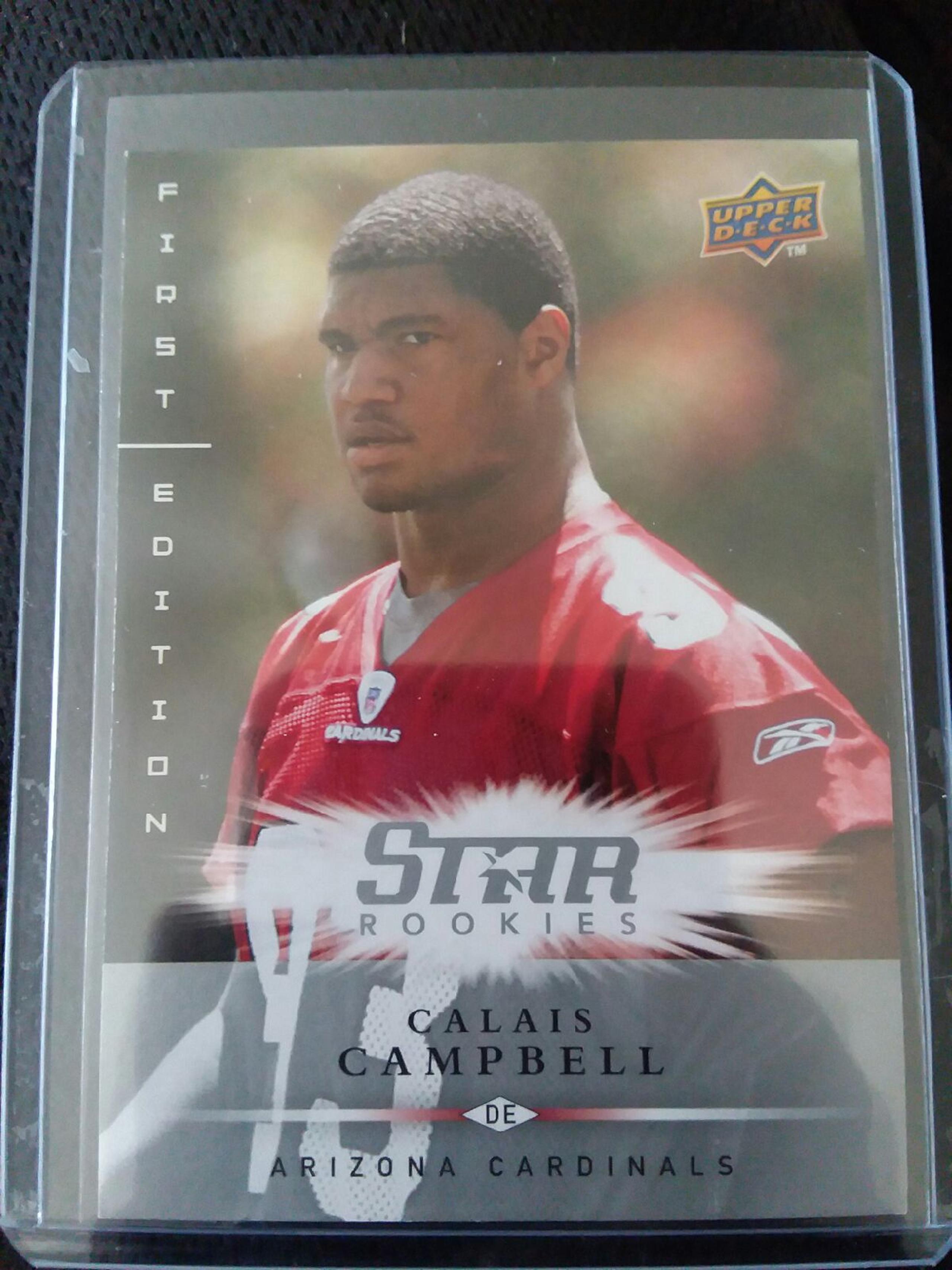 2008 Cardinals Miami Calais Campbell RC