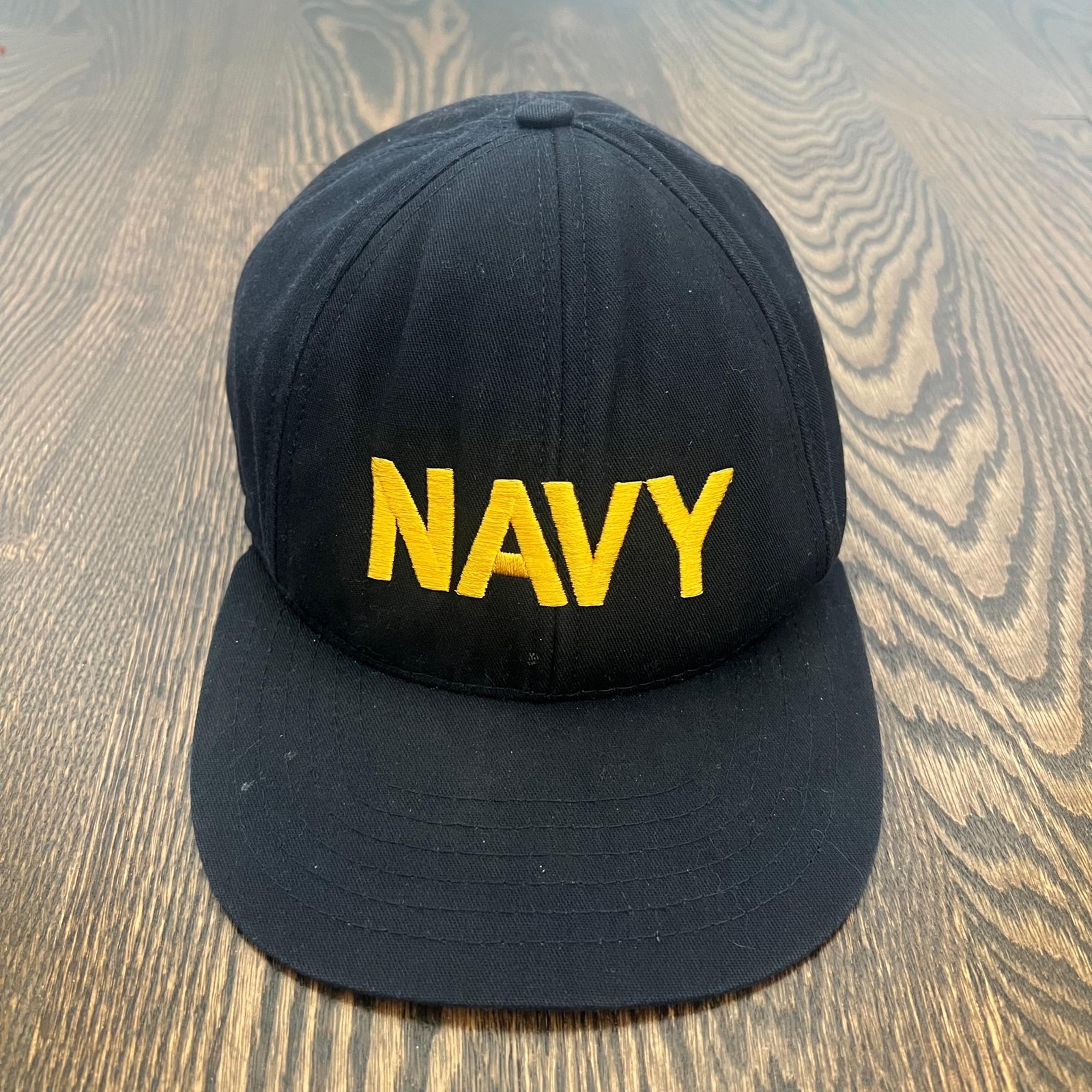 Vintage VTG 1990s 90s NAVY Adult Unisex Adjustable SnapBack Hat