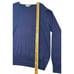 Peter Millar Mens Cashmere Sweater Sz L Navy Blue Pima Cotton Silk Luxury Blend