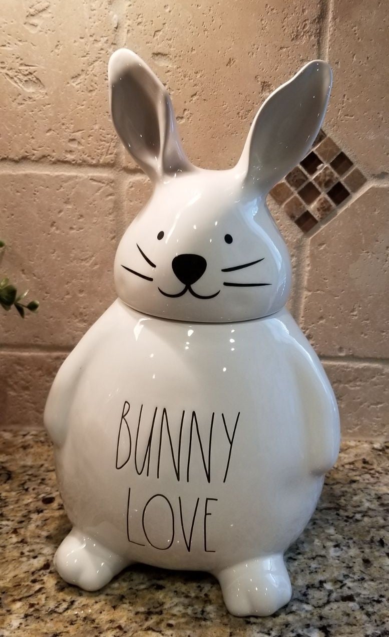 Rae Dunn Easter Spring Bunny Love Canister