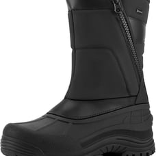 Men's Winter Snow Boots Mid Calf Waterproof Insulated Fur Lined Warm Anti-Slip Z