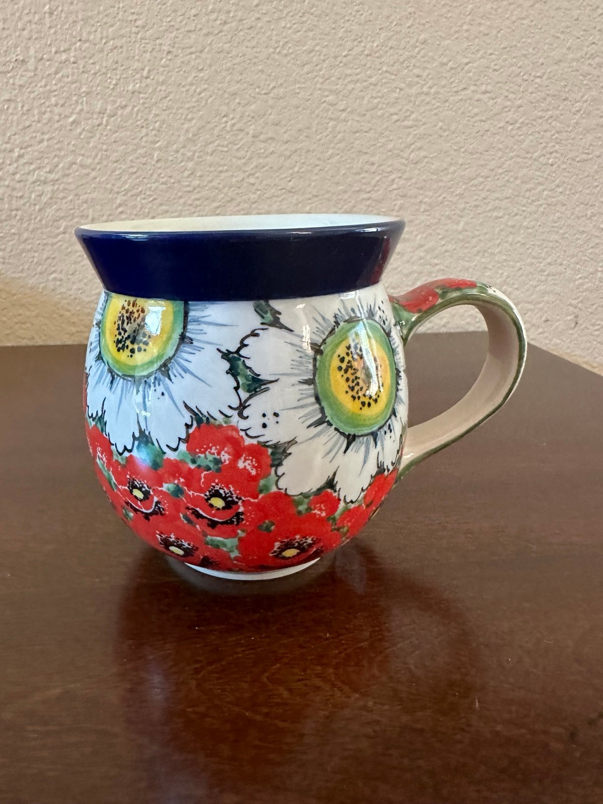 Polish Pottery Unikat 4725 Bubble Mug NEW