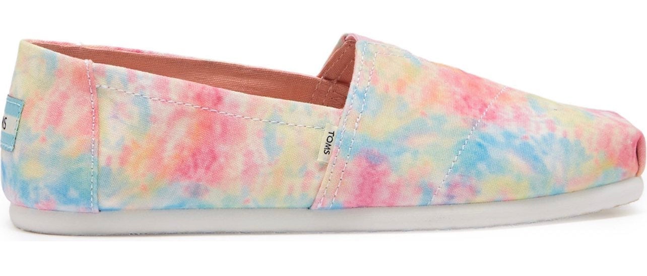 Womens Toms Multi Tye Dye shoes