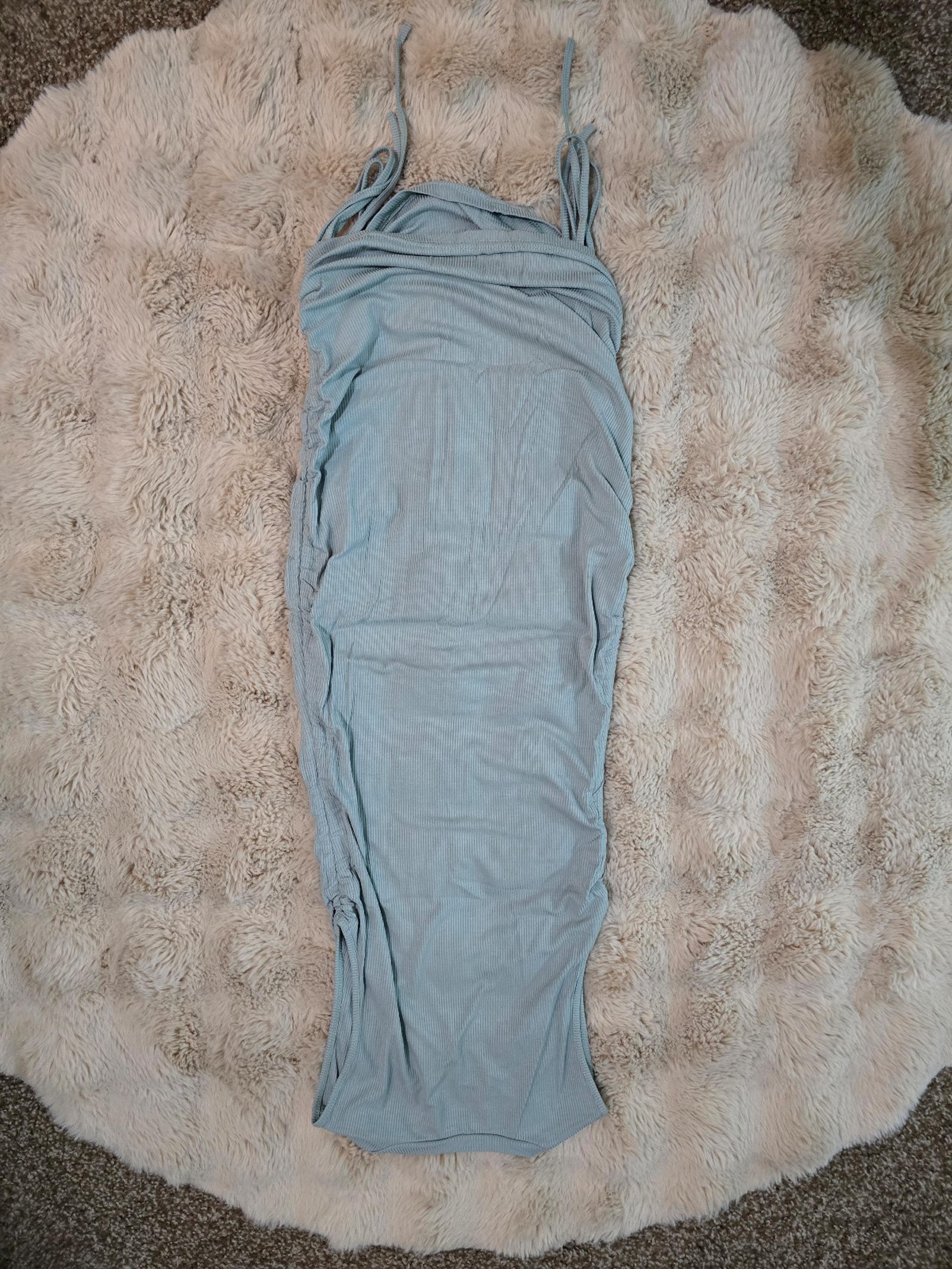 SHEIN Ruched Side Sleeveless Dress/Size Small