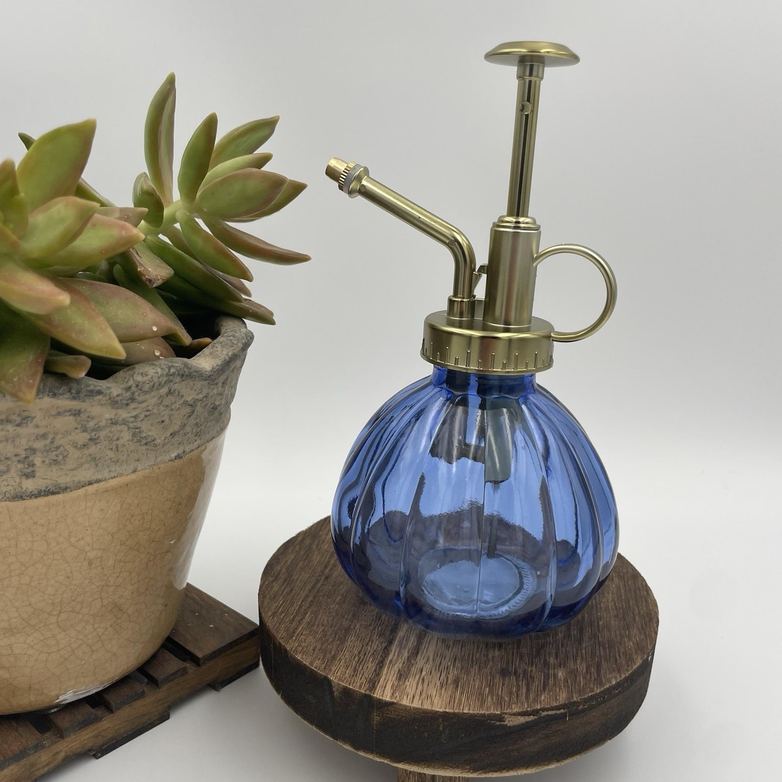 Vintage Inspired Glass*Plant Mister*Perfume* Spritzer* New*BLUE*