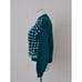 Vintage 90s Mock-neck Emerald Green Acrylic Sweater size P-M