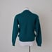 Vintage 90s Mock-neck Emerald Green Acrylic Sweater size P-M