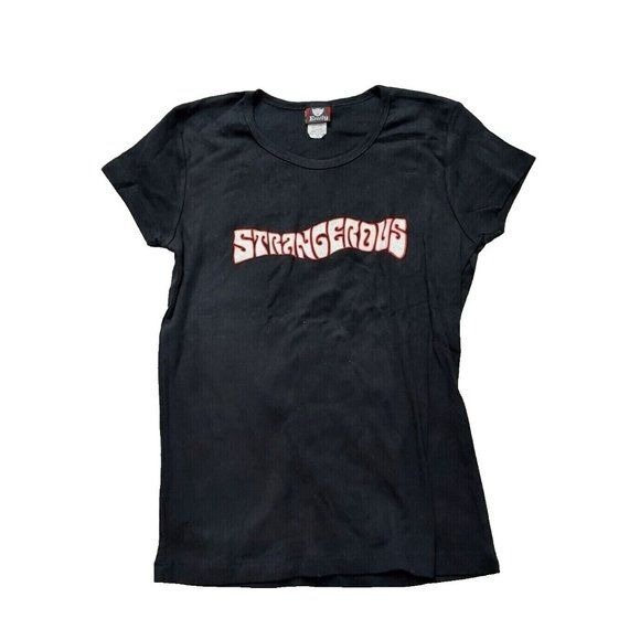 Vintage Emily the Strange Short Sleeve Tshirt, Womens, Strangerous, Black, Small