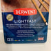 Derwent LIGHTFAST Professional Quality Artist Oil Base Colour Pencils 12 Tin Set