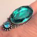 Aquamarine Blue Topaz 925 Sterling Silver Ring
