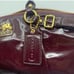 COACH Madison Lindsey Satchel in Plum Patent Leather