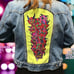 denim jacket women hand painted