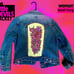 denim jacket women hand painted