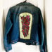 denim jacket women hand painted