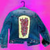 denim jacket women hand painted