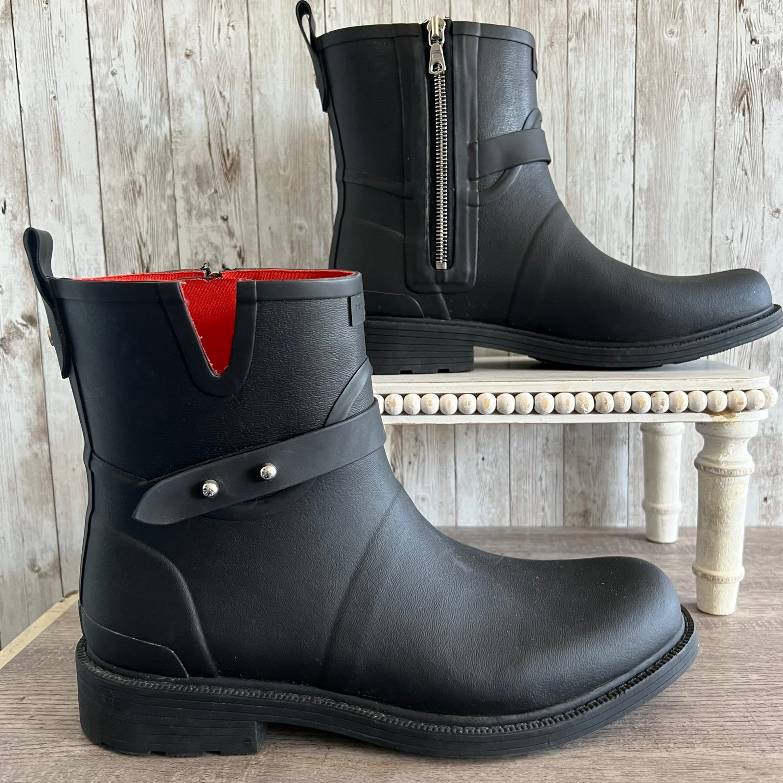 Rag & Bone Women’s Moto Rain Boots Size 41