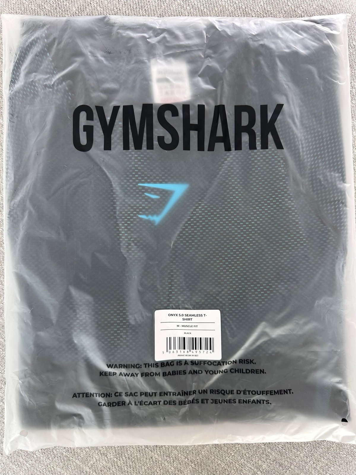 Gymshark Onyx V5 Muscle Tee MEDIUM Brand New Unworn