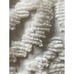 White chenille bedspread vintage 78.5 x 100 flaws