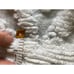 White chenille bedspread vintage 78.5 x 100 flaws