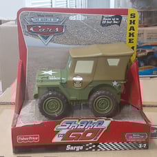 Fisher Price Shake 'n Go! Disney Pixar's Cars Deluxe Sarge Race Background