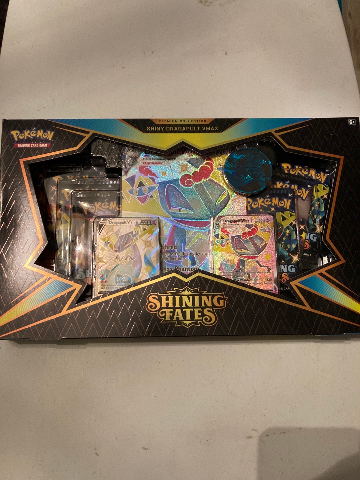 Pokemon TCG Shining Fates Premium Collection Box Shiny Dragapult Vmax New