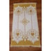 Vintage Martex Gold Damask Brocade Cotton Towel Set Of 3