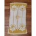 Vintage Martex Gold Damask Brocade Cotton Towel Set Of 3
