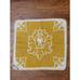 Vintage Martex Gold Damask Brocade Cotton Towel Set Of 3