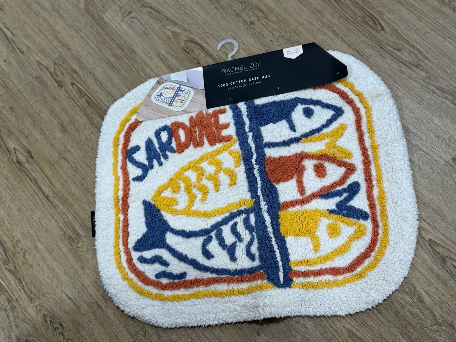 racbel zoe 100% cotton bath rug