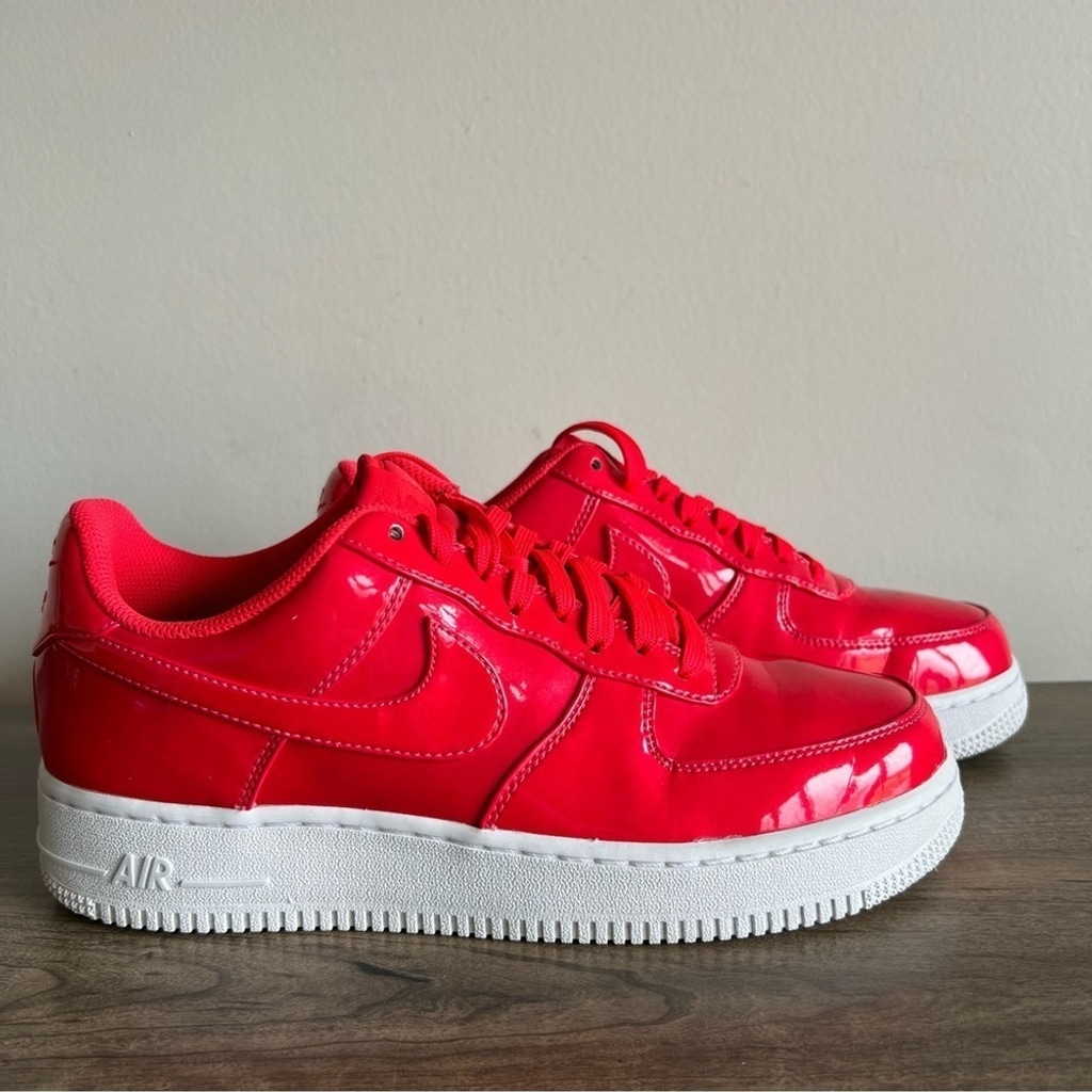 Nike Air Force 1 '07 UV Ultraviolet Siren Red Shoe Men's Size 8 #608