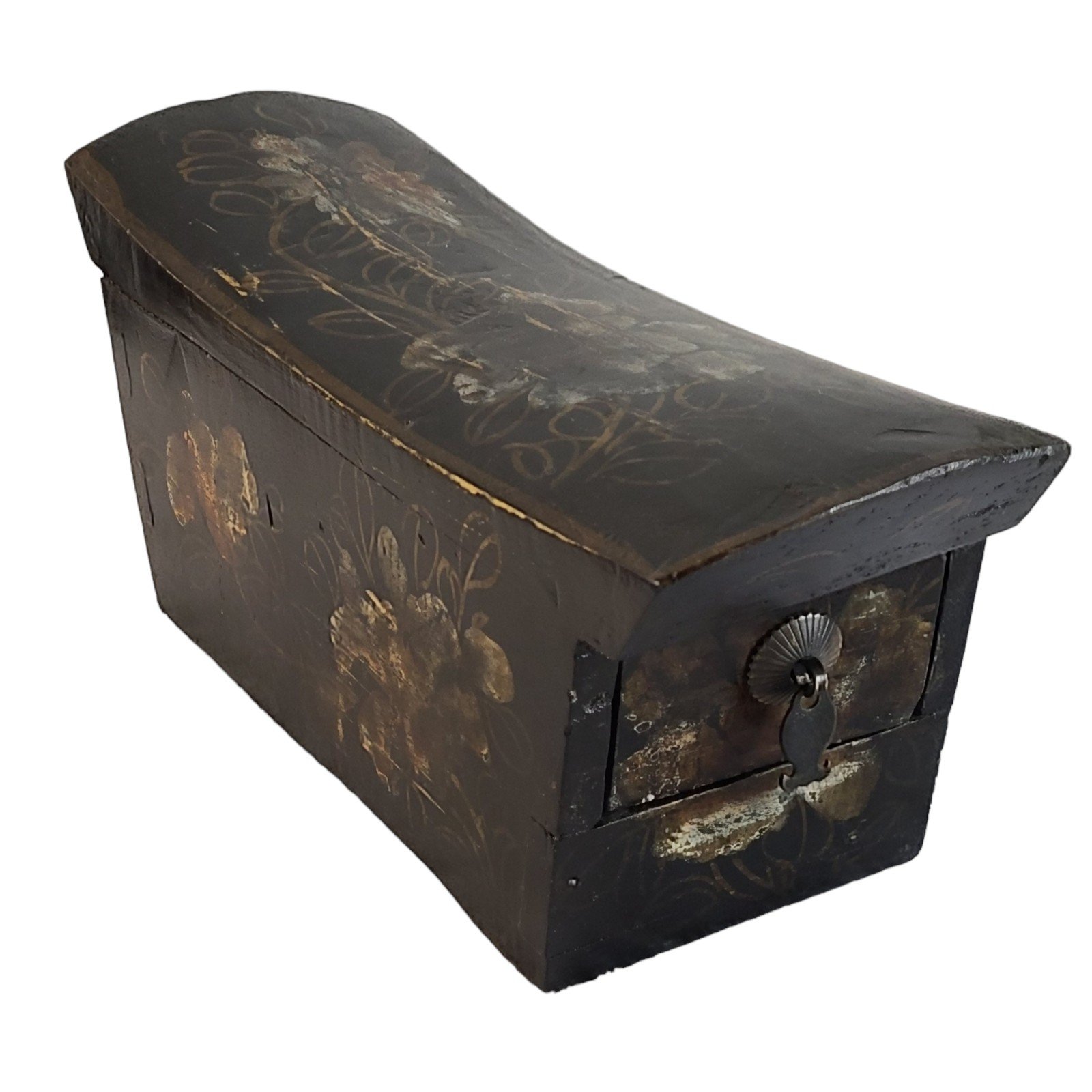 Antique Chinese pillow box neck rest