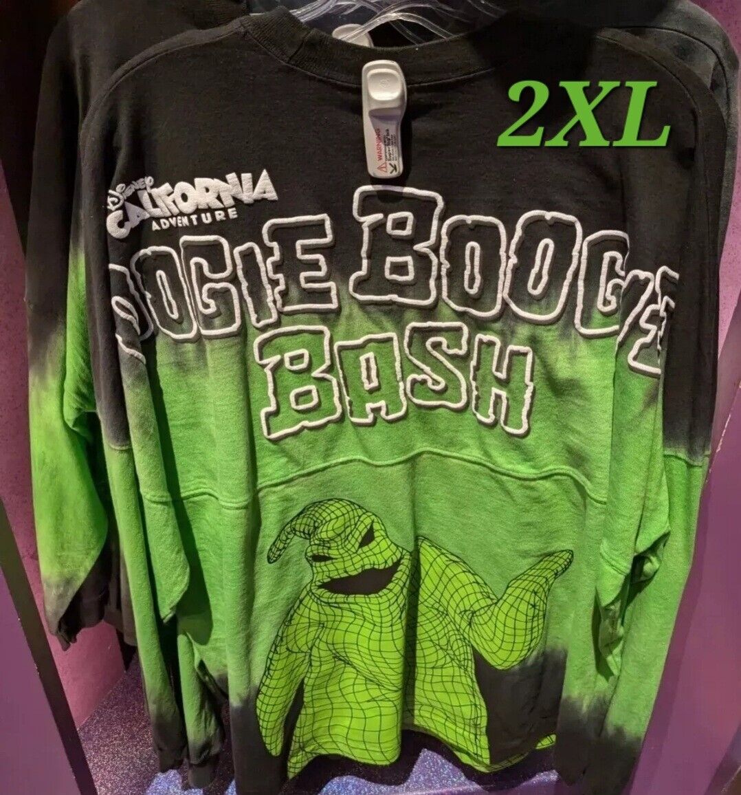 DisneyParks Disneyland DCA Oogie Boogie Bash 2024 Spirit Jersey Size 2XL NWT
