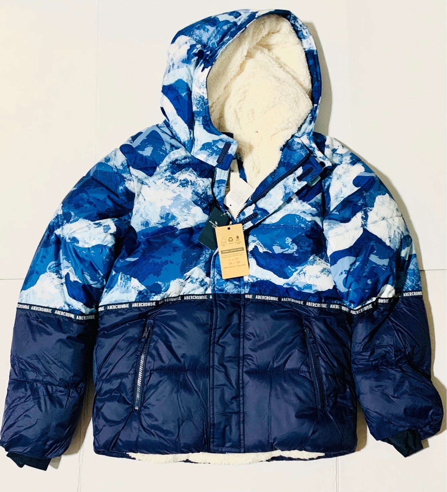 Abercrombie Kids Sherpa Lined Puffer Jacket